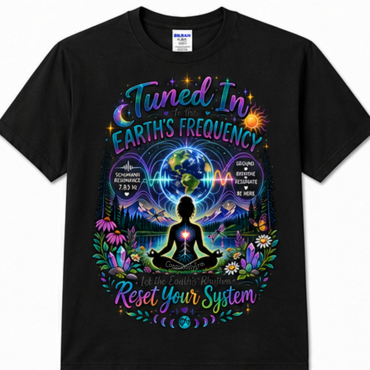 Tuned In to the Earth’s Frequency T-Shirt