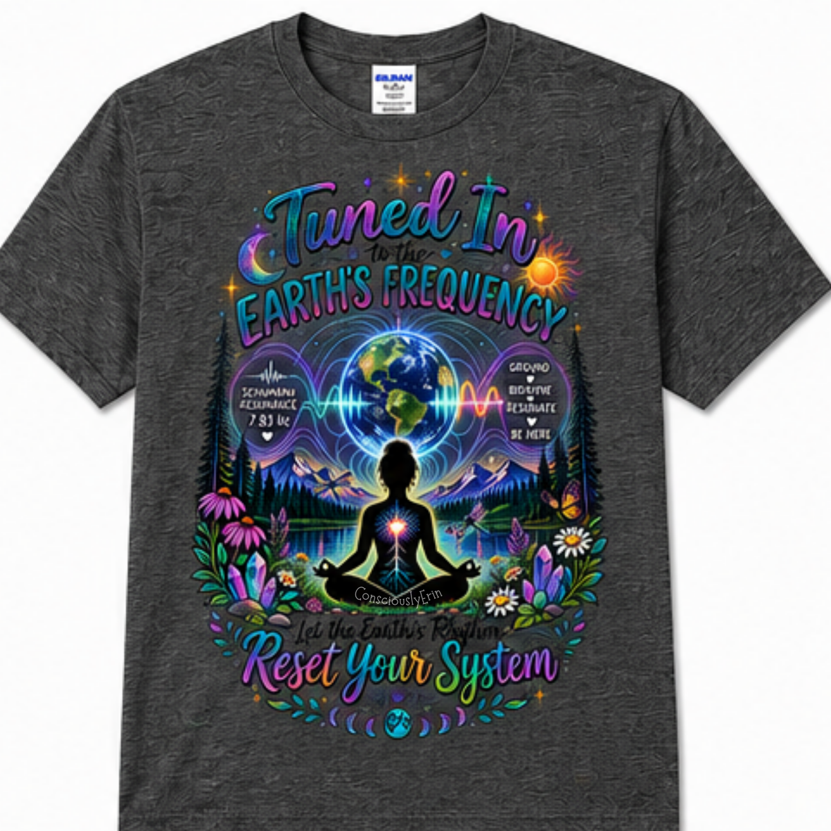 Tuned In to the Earth’s Frequency T-Shirt
