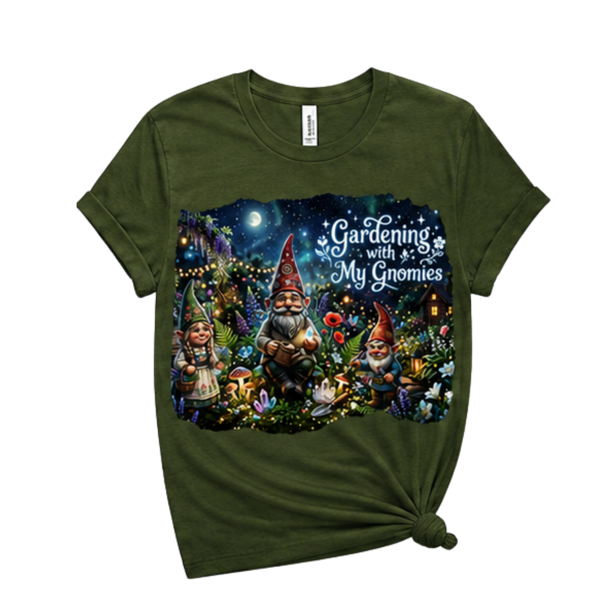 Gardening With My Gnomies Shirt | Funny Garden Gnome T-Shirt