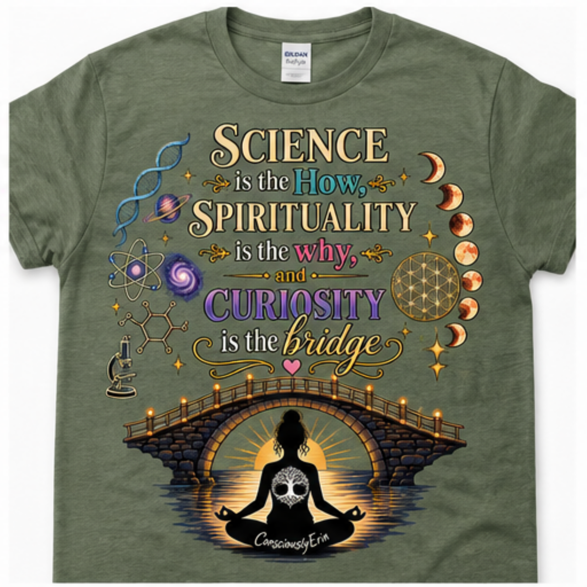 Science • Spirituality • Curiosity T-Shirt