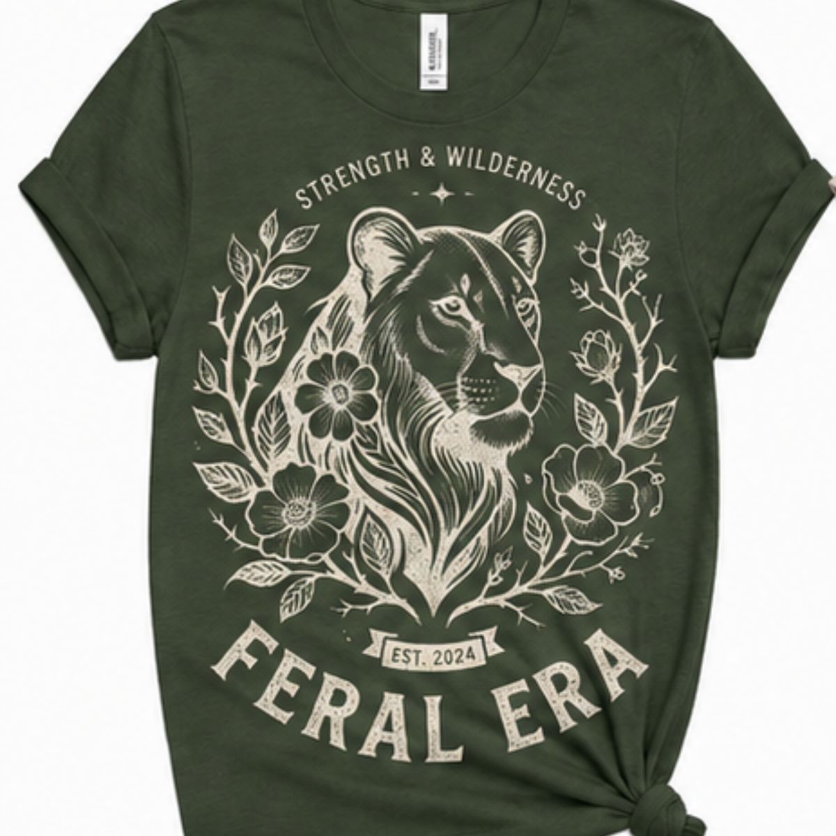 Feral Era Strength & Wilderness Graphic T-Shirt