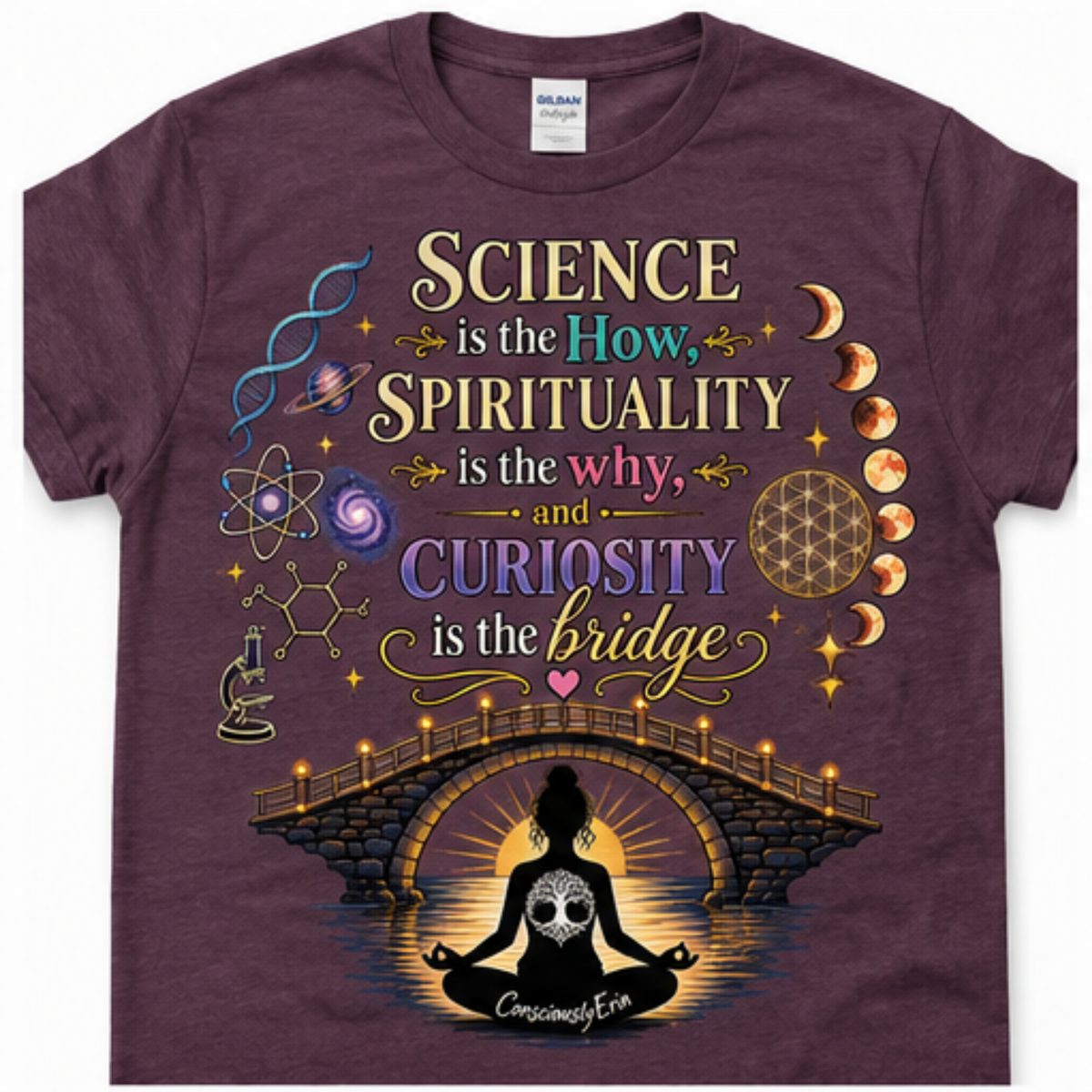 Science • Spirituality • Curiosity T-Shirt