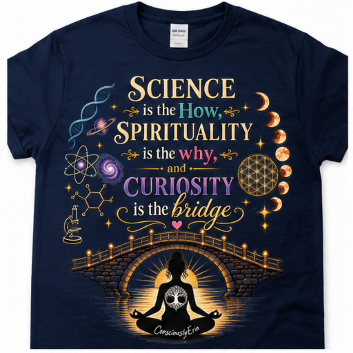 Science • Spirituality • Curiosity T-Shirt