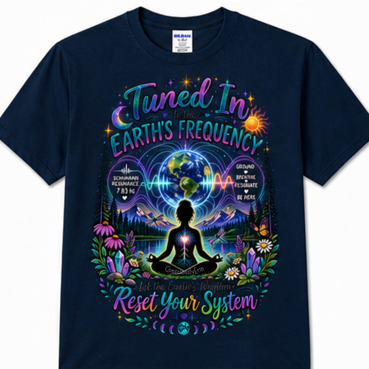 Tuned In to the Earth’s Frequency T-Shirt