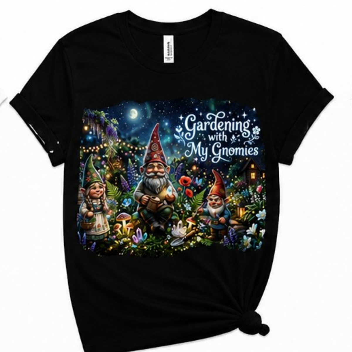 Gardening With My Gnomies Shirt | Funny Garden Gnome T-Shirt
