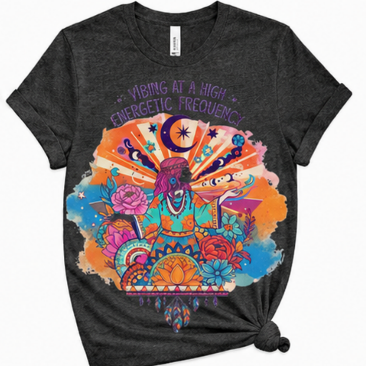 Vibing at a High Energetic Frequency Shirt | Spiritual Graphic Tee