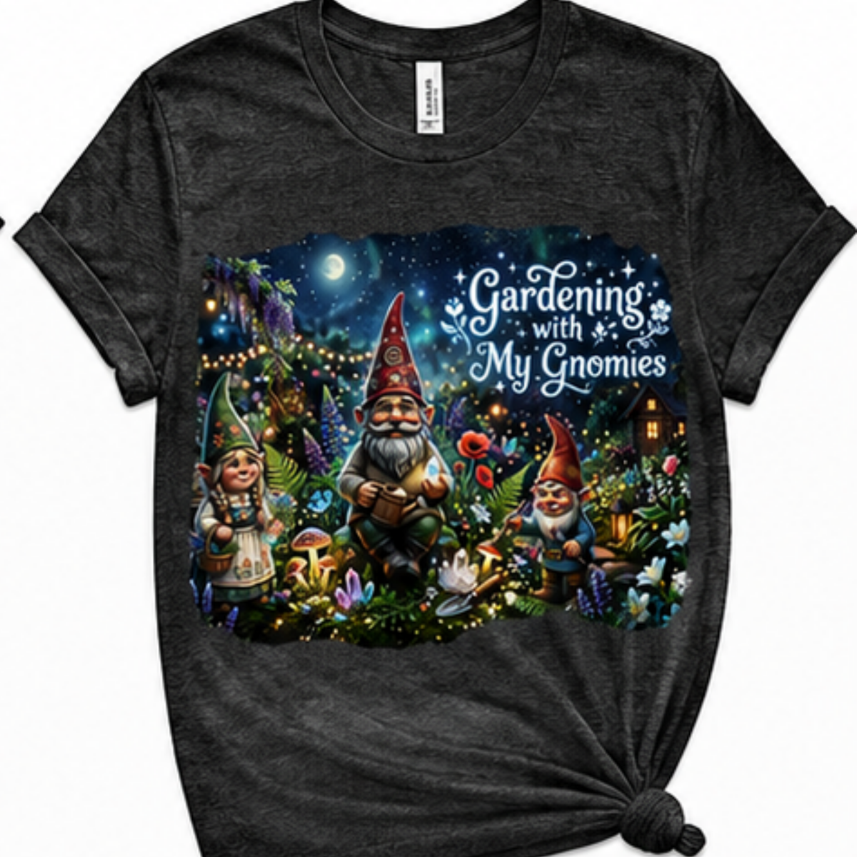 Gardening With My Gnomies Shirt | Funny Garden Gnome T-Shirt