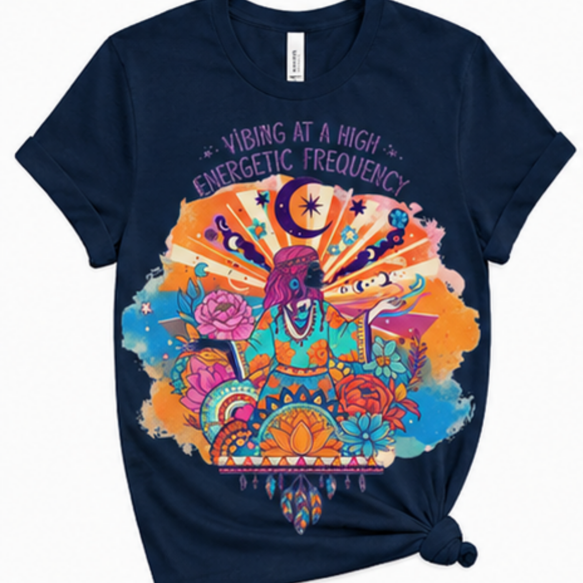 Vibing at a High Energetic Frequency Shirt | Spiritual Graphic Tee