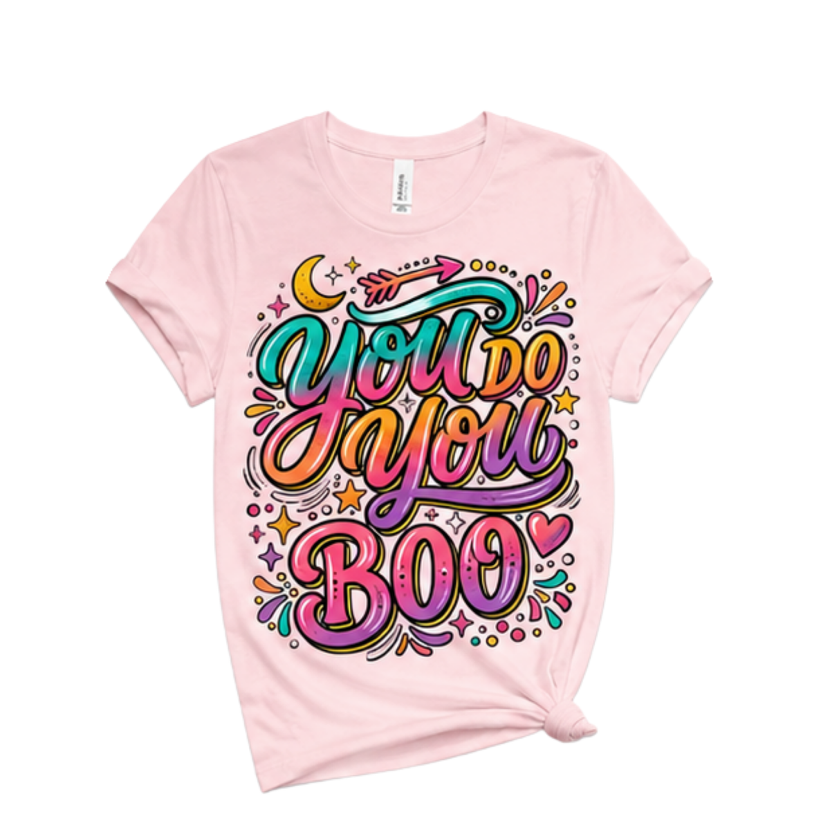 You Do You Boo Shirt | Colorful Positive Graphic Tee