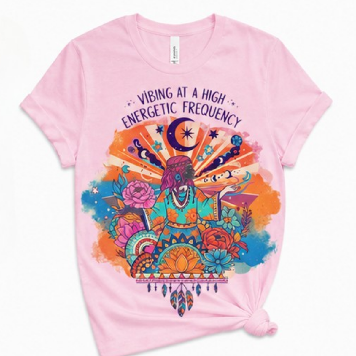 Vibing at a High Energetic Frequency Shirt | Spiritual Graphic Tee