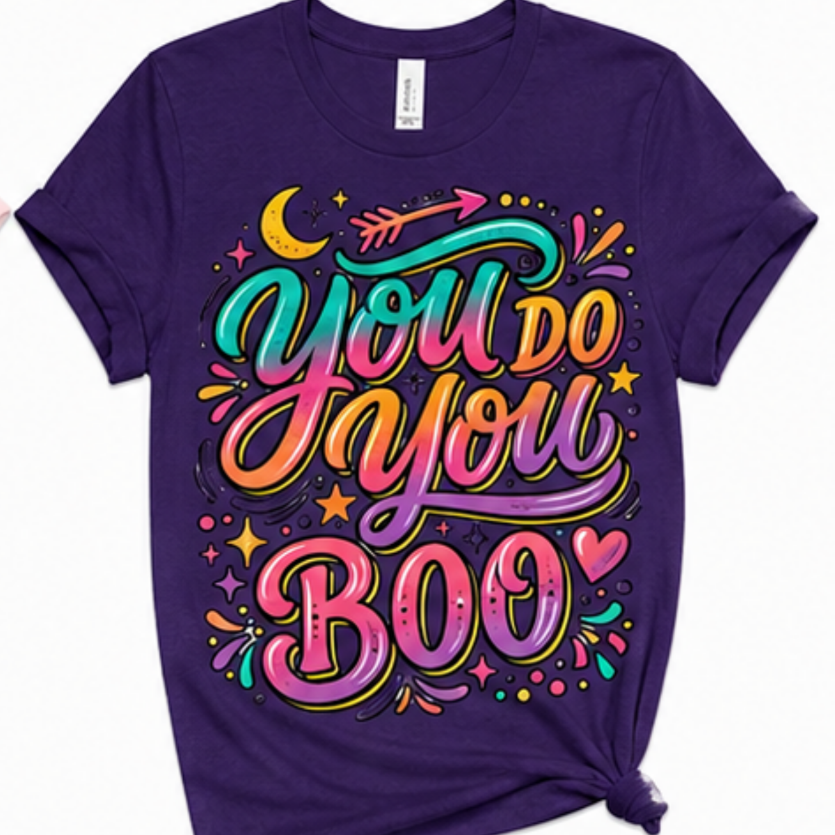 You Do You Boo Shirt | Colorful Positive Graphic Tee
