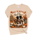 Fall Is Better With My Best Paws Dog Lover T-Shirt