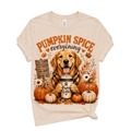 Pumpkin Spice Everything Golden Retriever Fall T-Shirt