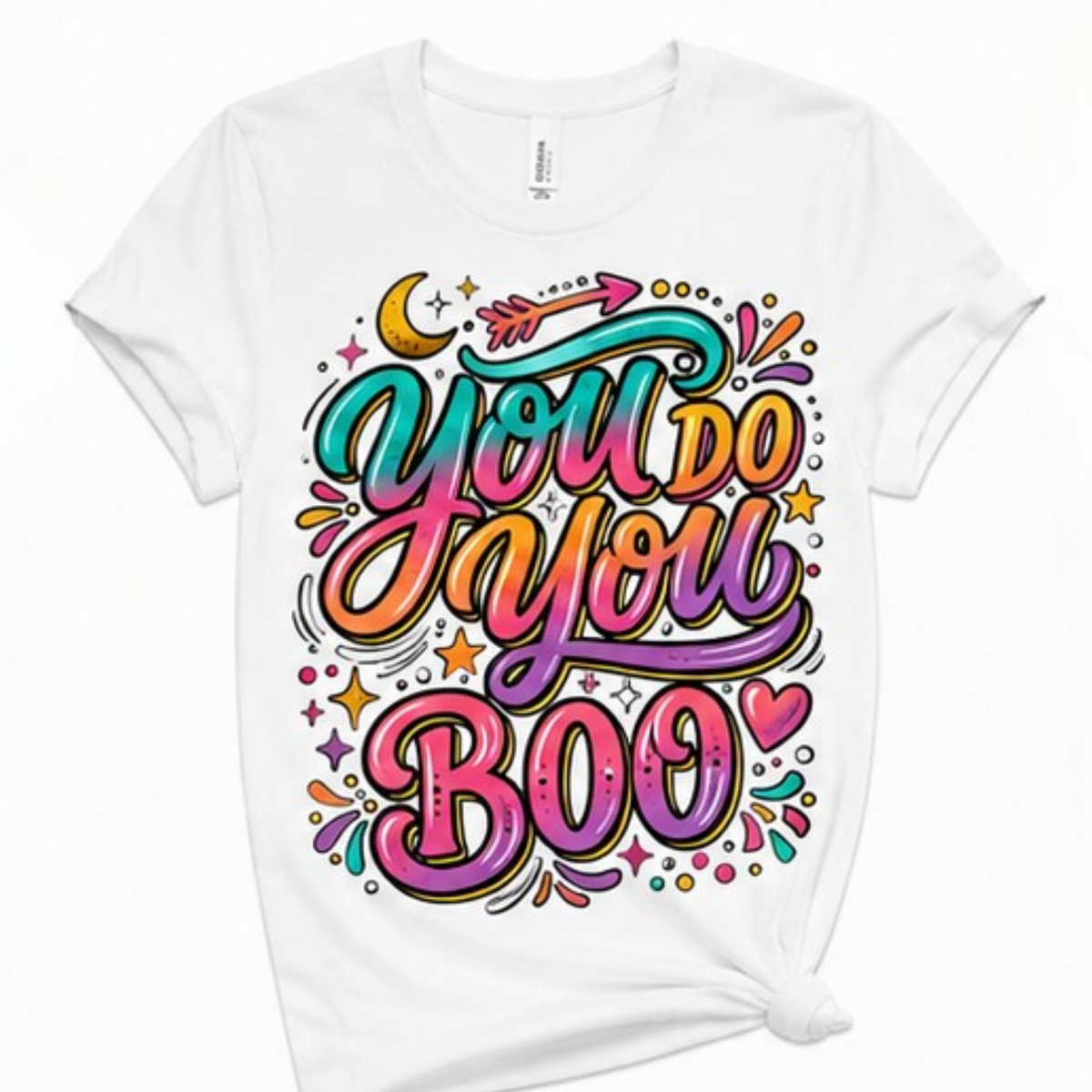You Do You Boo Shirt | Colorful Positive Graphic Tee