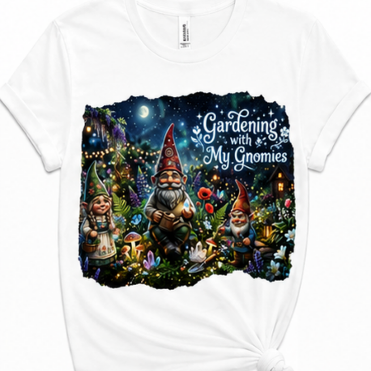Gardening With My Gnomies Shirt | Funny Garden Gnome T-Shirt