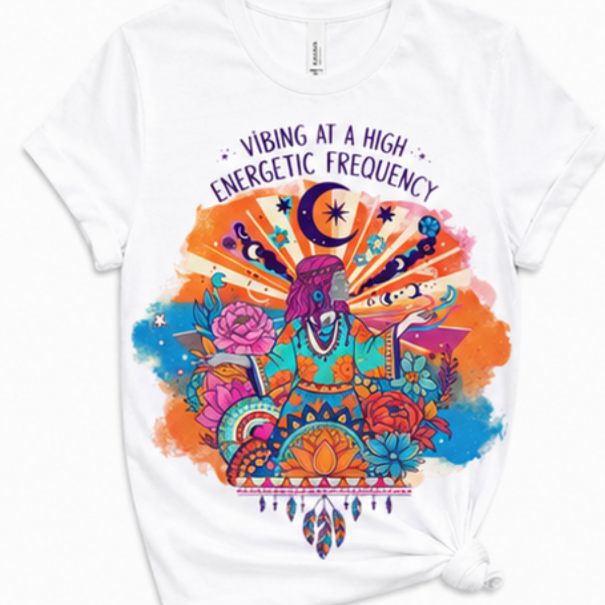 Vibing at a High Energetic Frequency Shirt | Spiritual Graphic Tee